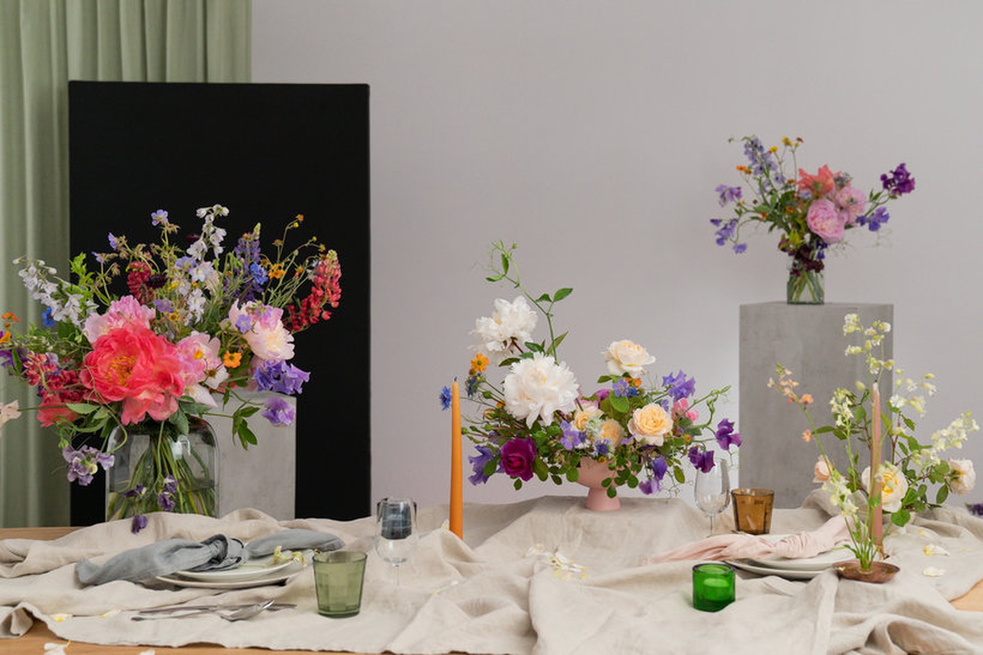 Composition florale Atelier Camélia Nord